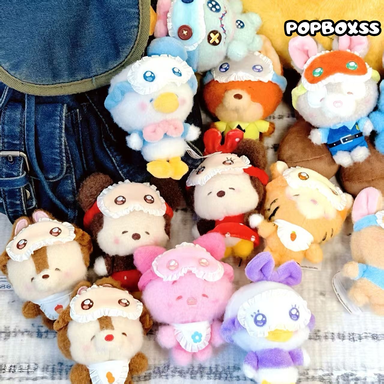 TOP TOY Squinting Sleepwear Series Plush Dolls, Blind Box - POPBOXSS