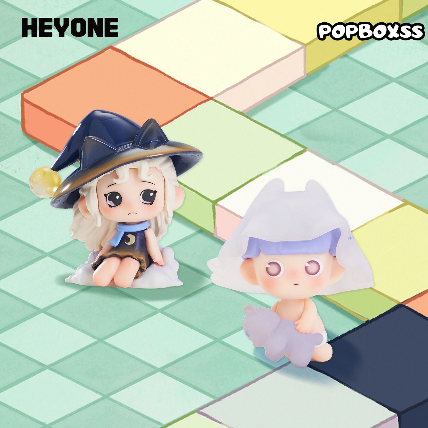 Heyone Time Town Escape Series Mini Figures, Blind Bag - POPBOXSS