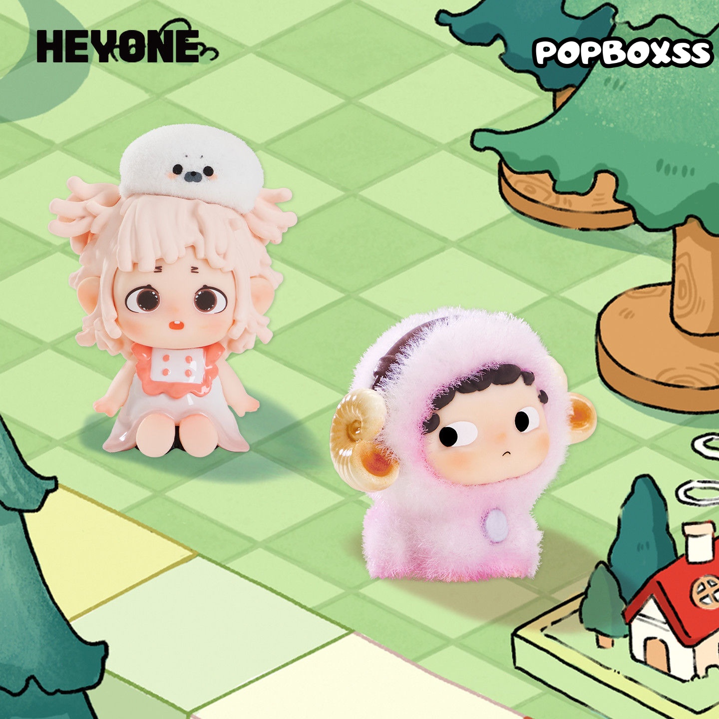 Heyone Time Town Escape Series Mini Figures, Blind Bag - POPBOXSS