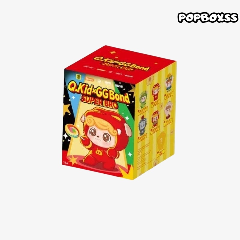 Q.Kid x GG Bond Super Bro Series Plush Blind Box - POPBOXSS