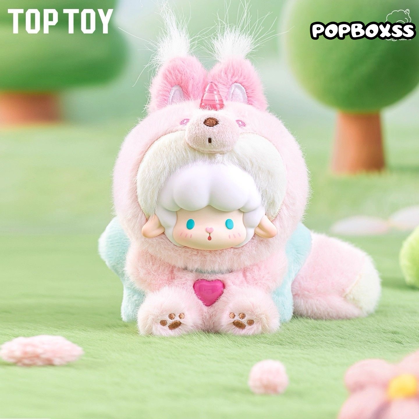 TOP TOY Gyun Big-Tailed Critter Crew Series Plush Blind Box - POPBOXSS