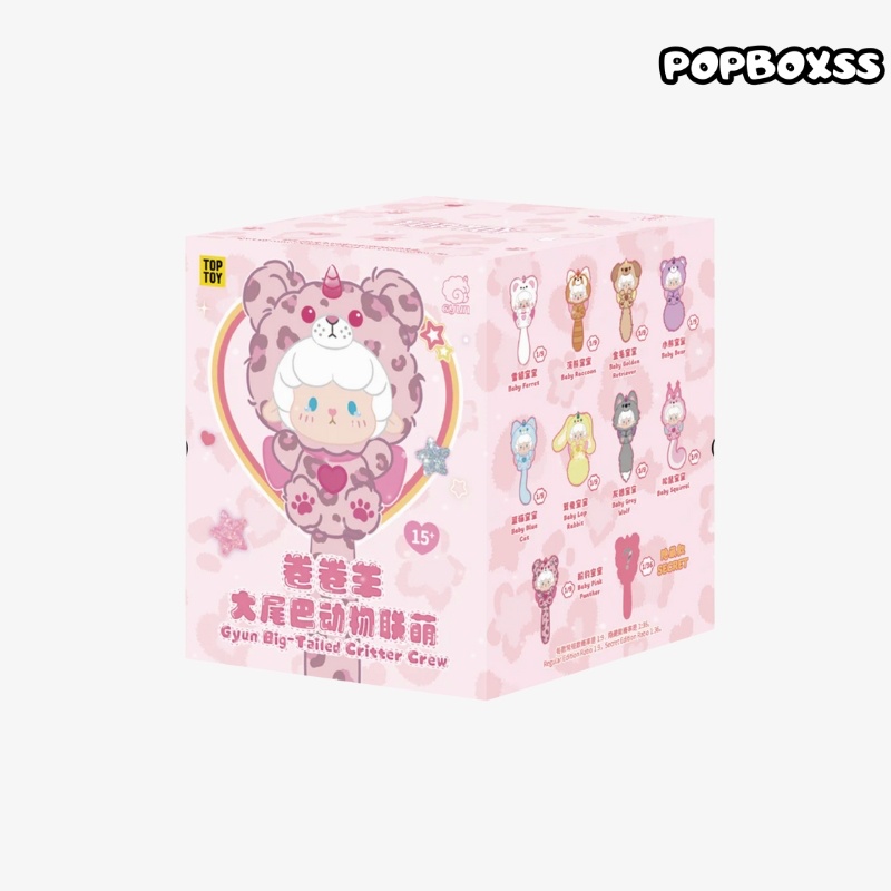 TOP TOY Gyun Big-Tailed Critter Crew Series Plush Blind Box - POPBOXSS