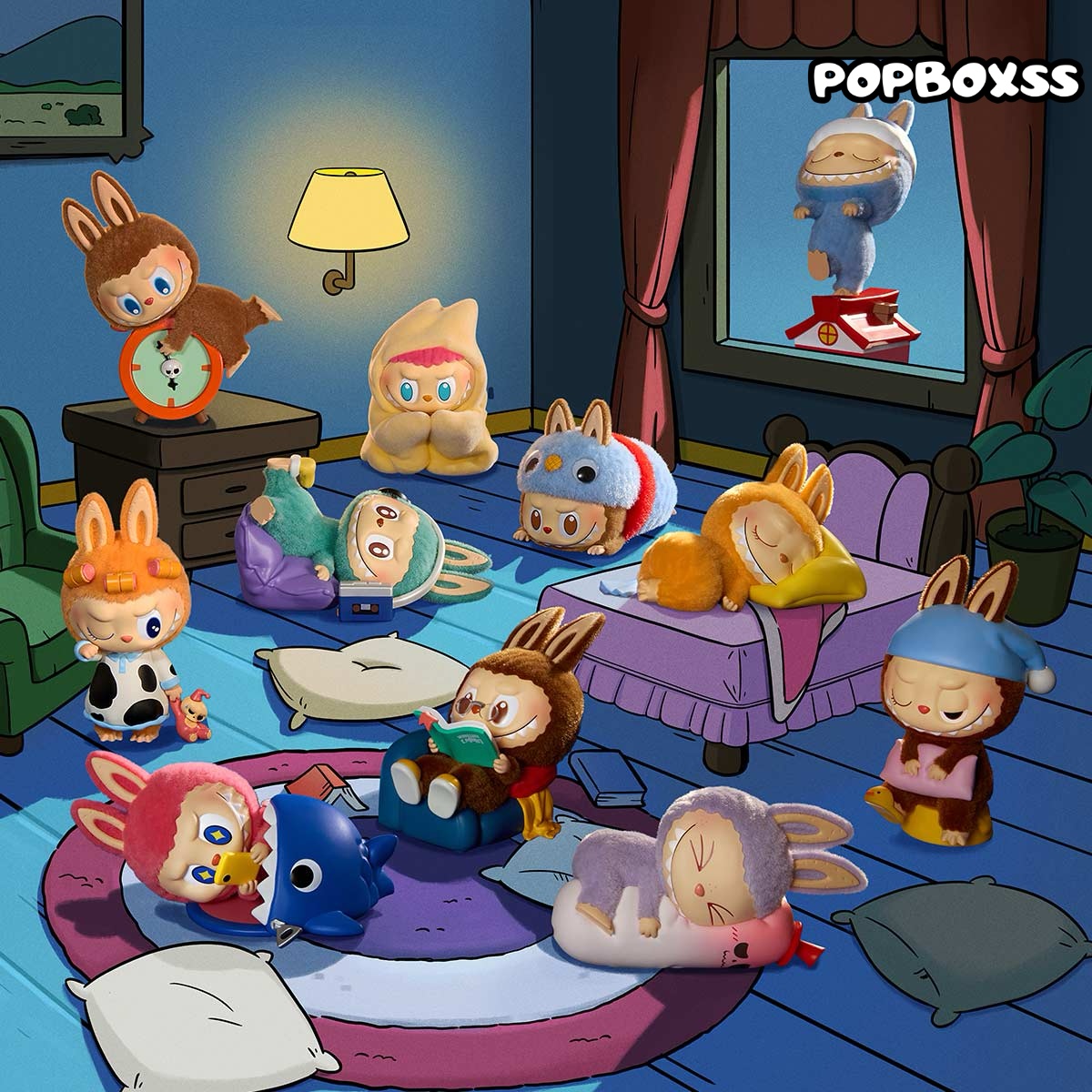 THE MONSTERS LABUBU 1:00 A.M. Series Figures Pop Mart blind boxes - POPBOXSS