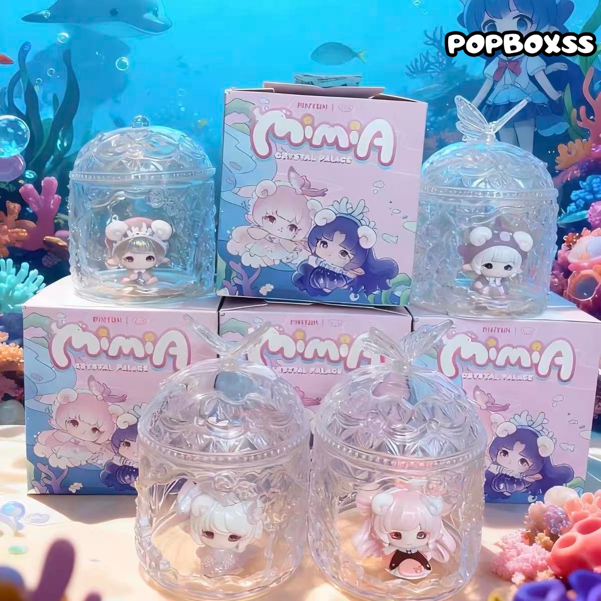 MiMiA Crystal Palace Series Mini Figures, Blind Box - POPBOXSS