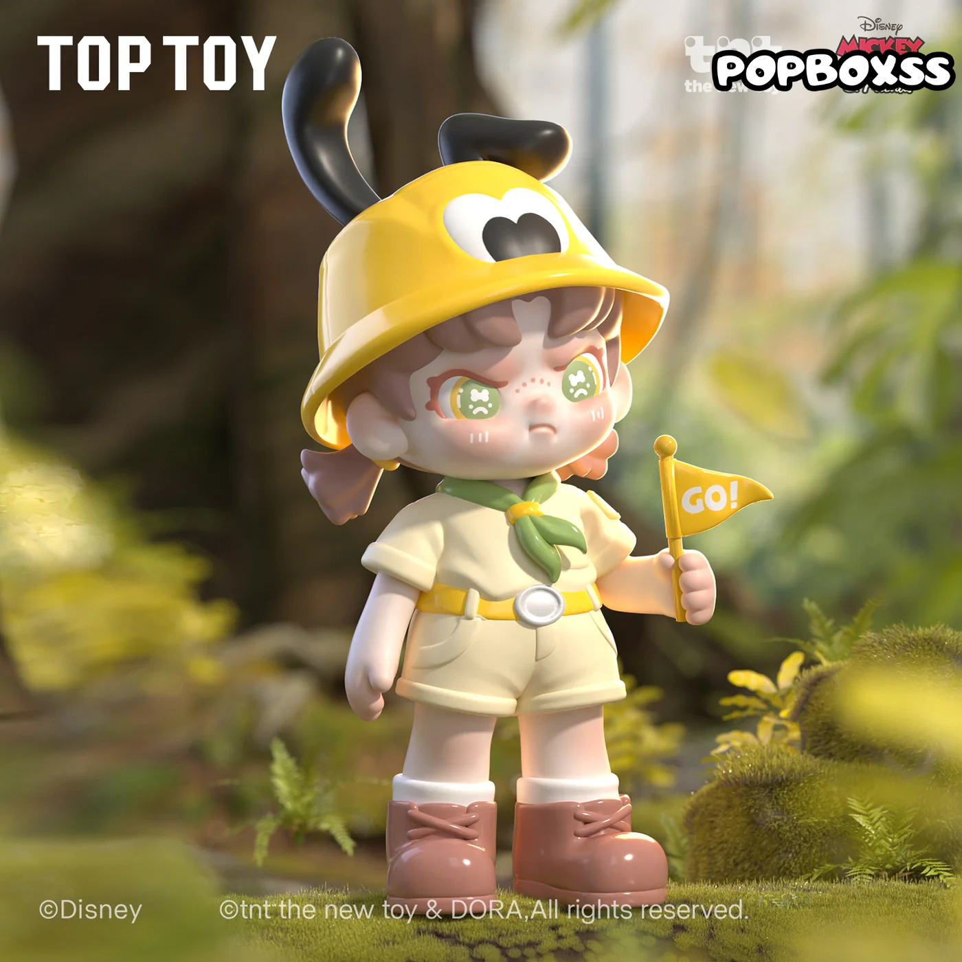 TOP TOY DISNEY DORA Loves Mickey Series Figures Blind Box