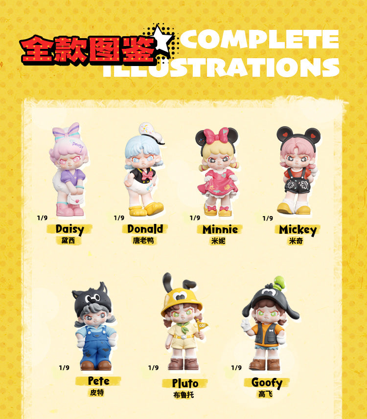 TOP TOY DISNEY DORA Loves Mickey Series Figures Blind Box
