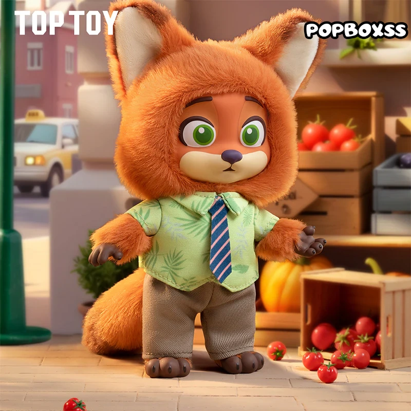 TOP TOY ZOOTOPIA NICK & JUDY'S Growth Journey Series Plush Blind Box - POPBOXSS