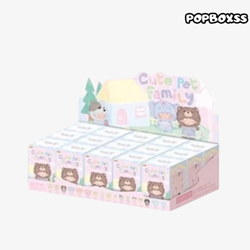 YUMO Cute Pet Family Series Mini Figures, Blind Box - POPBOXSS