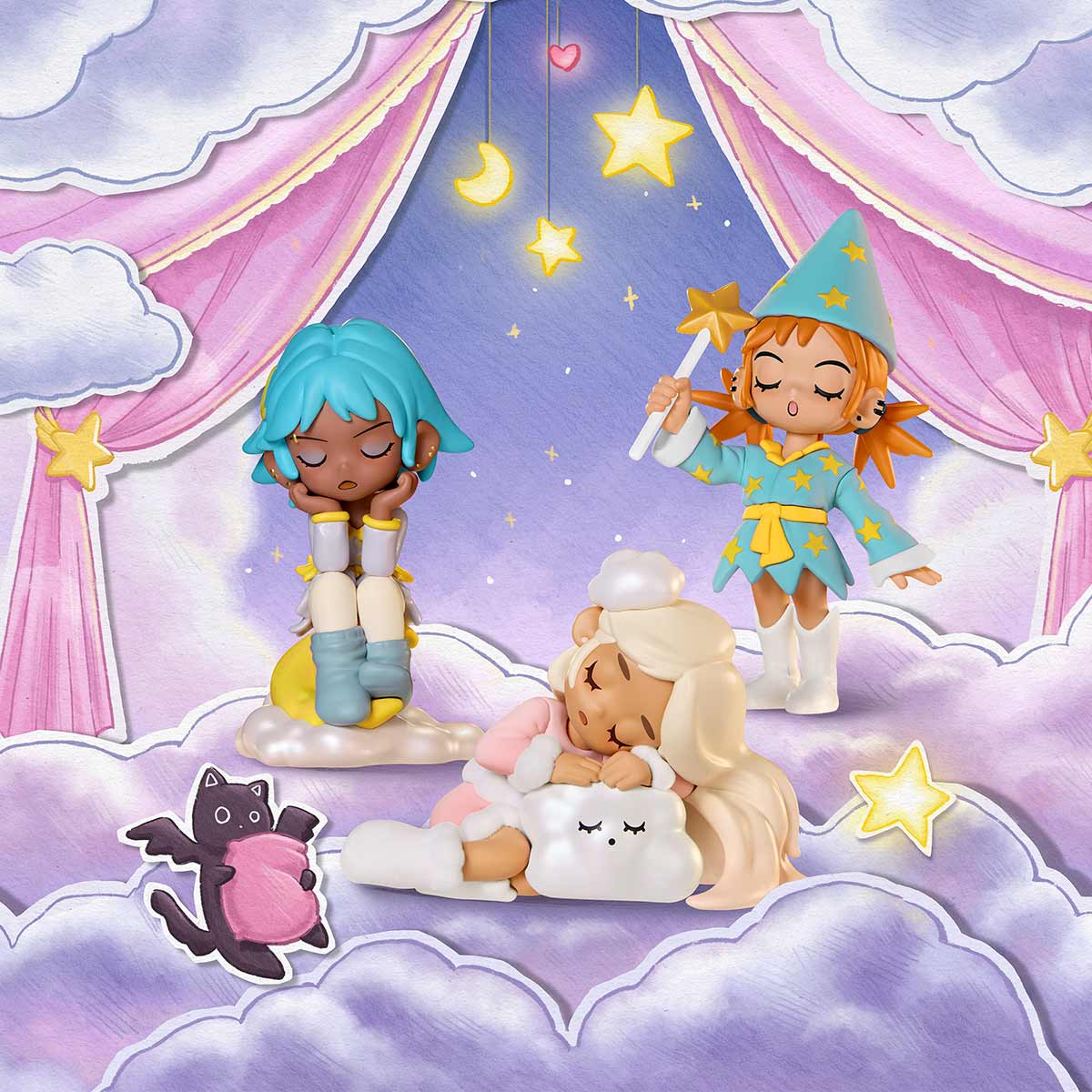 Lil Peach Riot Sleepover Series Figures, Blind Box - POPBOXSS
