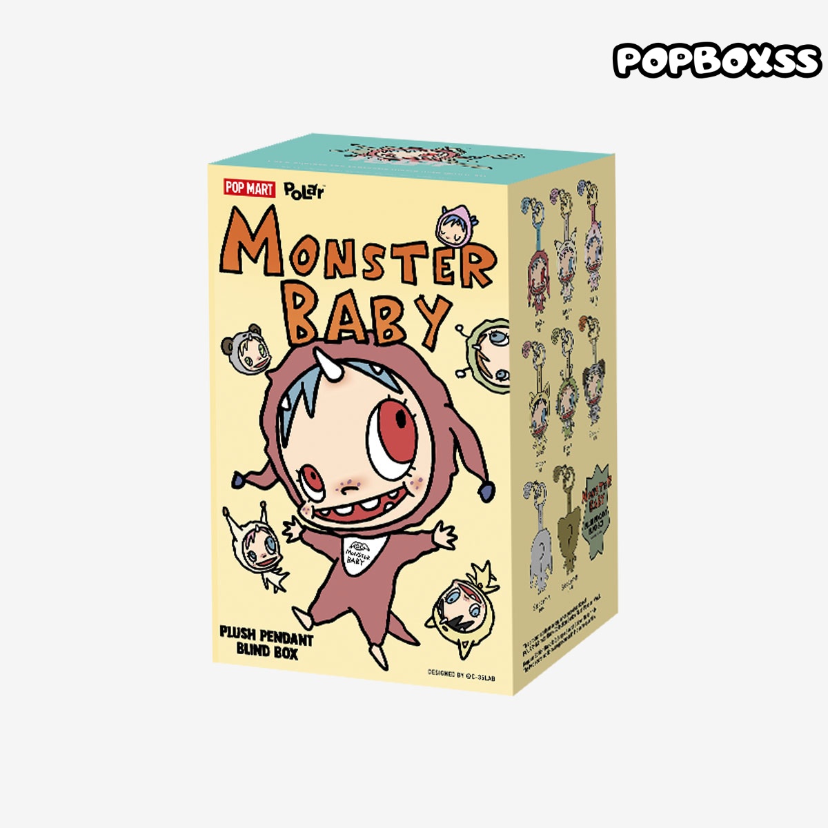 POLAR-Monster Baby Collection Series Plush Pendant Ver.1 - POPBOXSS