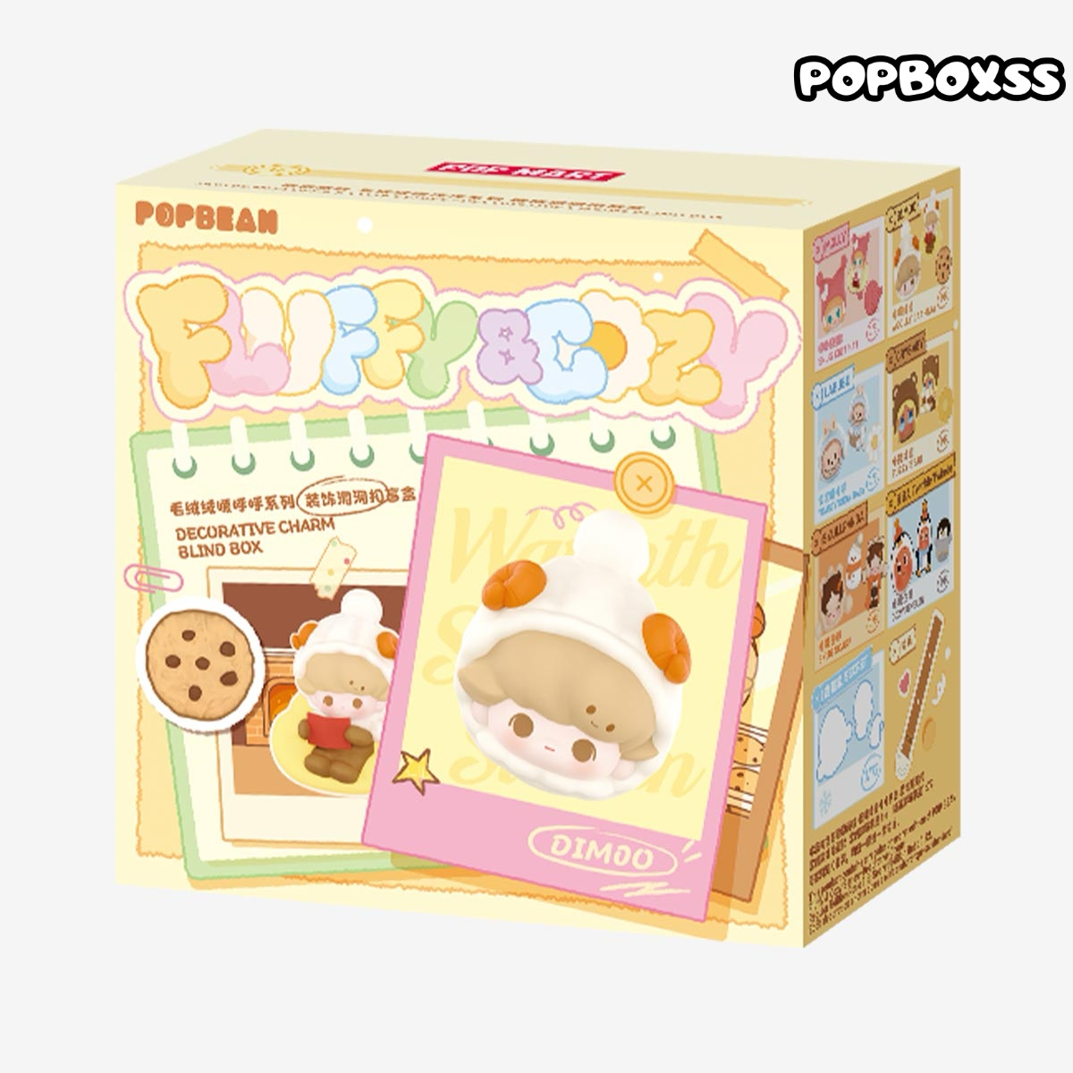 POP BEAN Fluffy & Cozy Series-Decorative Charm Blind Box - POPBOXSS