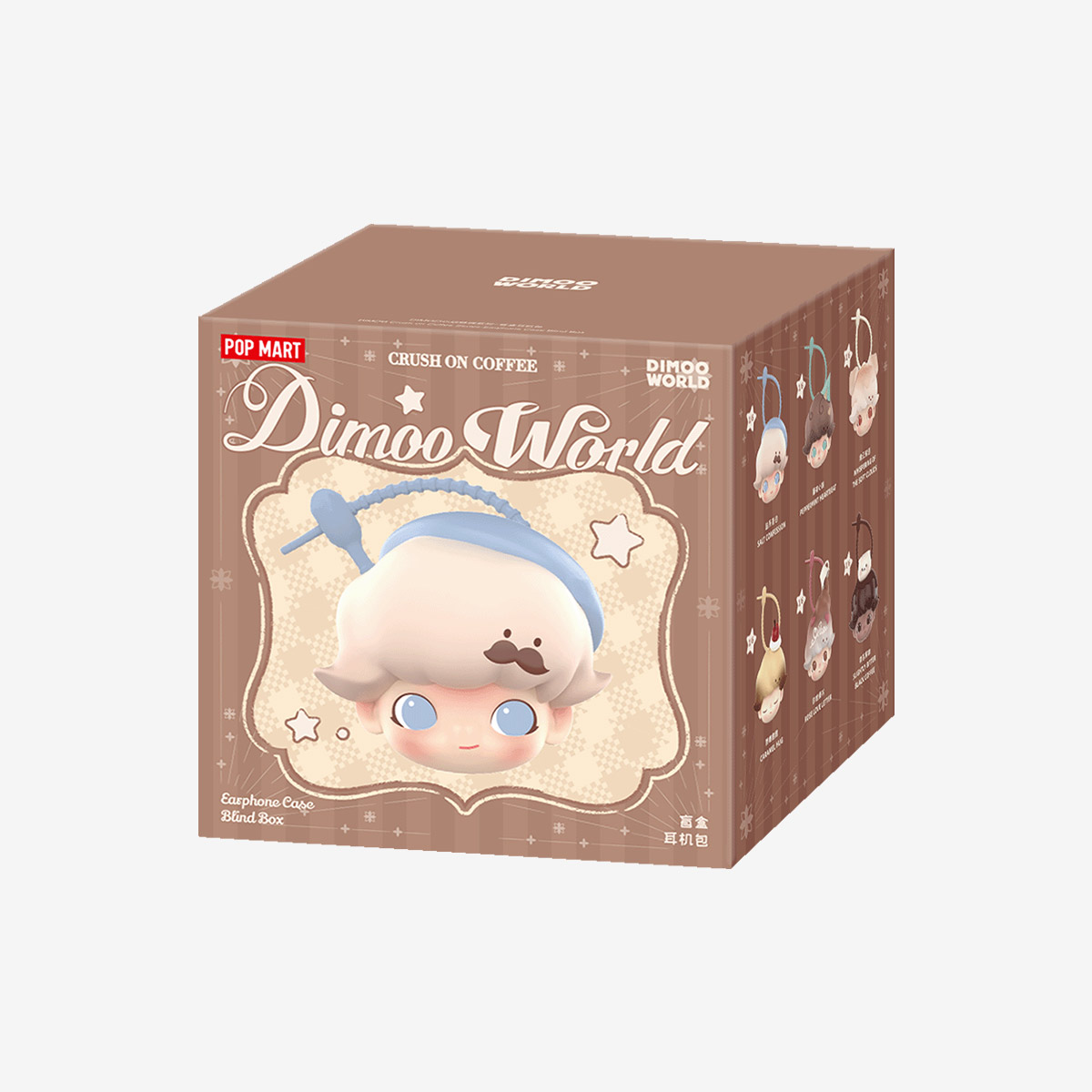 POPMART DIMOO Crush on Coffee Series-Earphone Case Blind Box - POPBOXSS