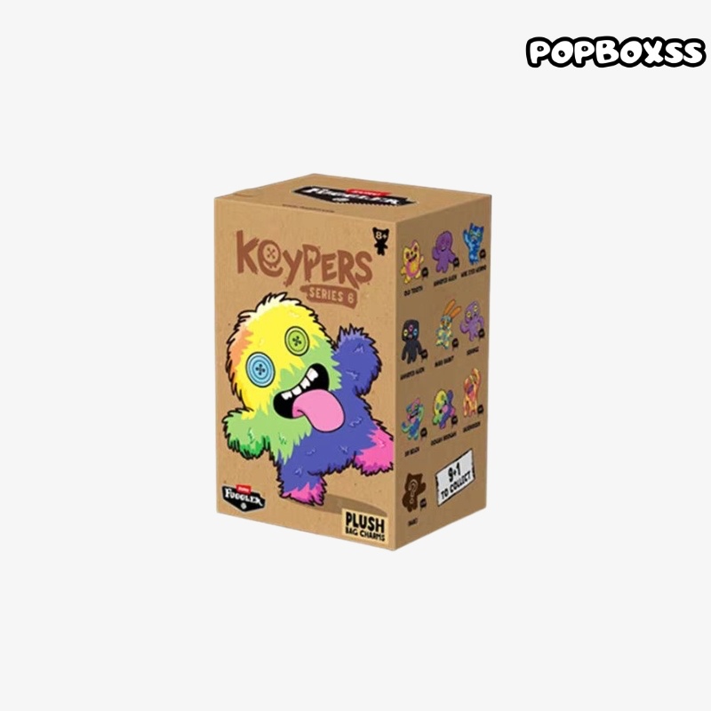 Fuggler Funny Ugly Monster Keypers V6 Series Plush Key Chain Dolls, Blind Box - POPBOXSS