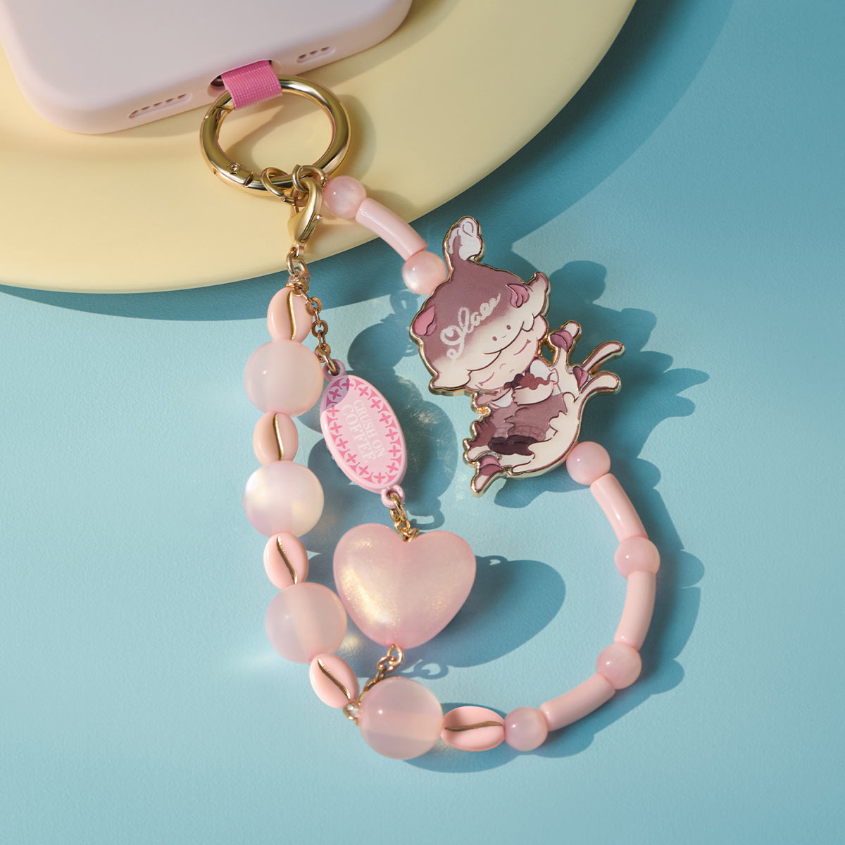 POPMART DIMOO Crush on Coffee Series-Phone Charm Blind Box - POPBOXSS