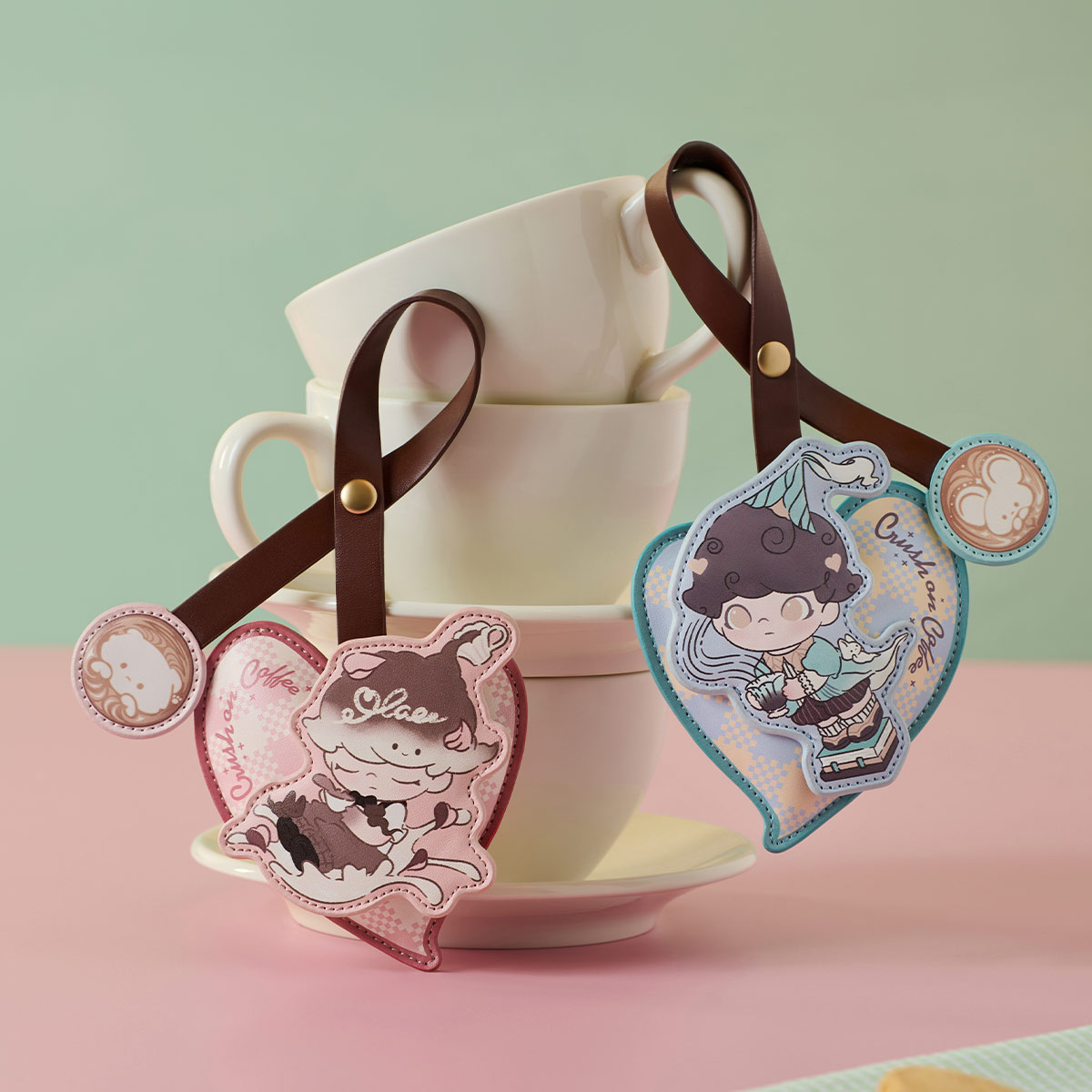 POPMART DIMOO-Crush On Coffee Series-Fragrant Bag Pendant Set - POPBOXSS
