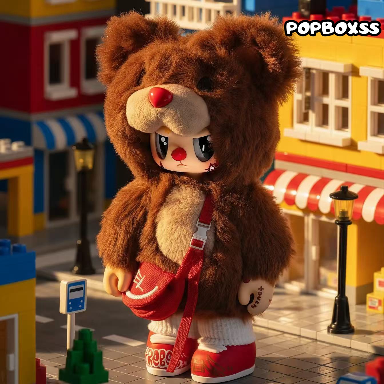 REBEL BEAR Find a Bag Series Vinyl Plush Blind Box - POPBOXSS