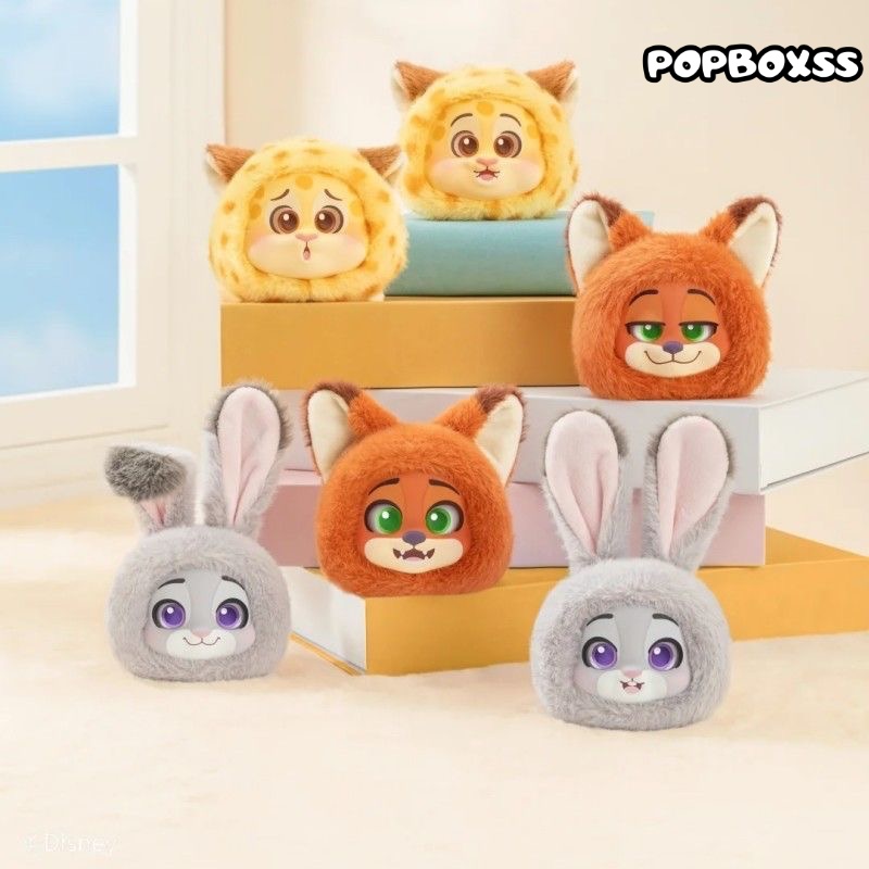 DISNEY Zootopia 2 Emojis Series Plush Phone Grip Blind Box - POPBOXSS