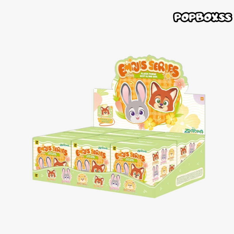 DISNEY Zootopia 2 Emojis Series Plush Phone Grip Blind Box - POPBOXSS