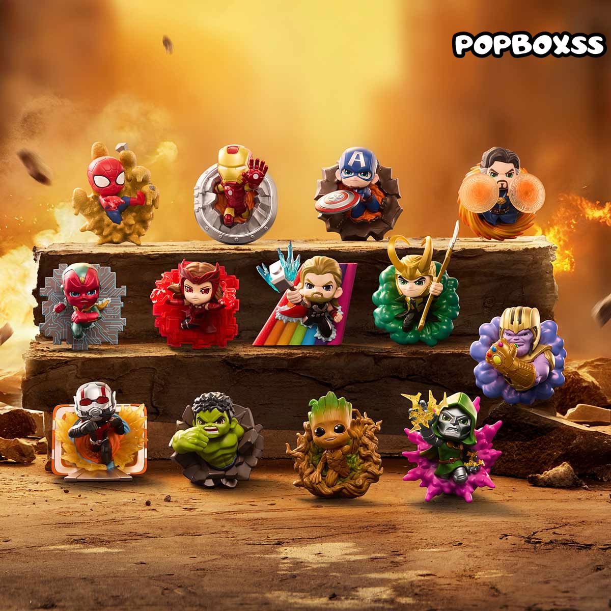 Marvel Across the Infinite Series Figures - POPBOXSS