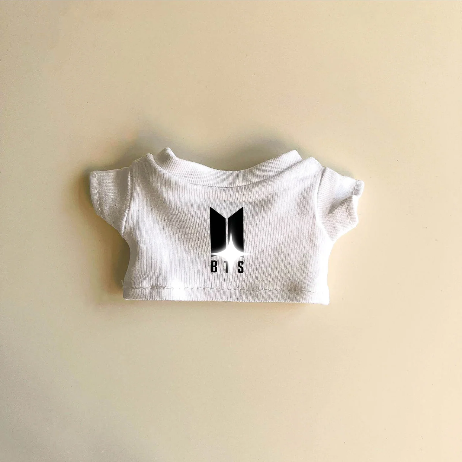 Labubu Bullet Proof Idol Tee Outfit (Black Logo) — With Mini Fan Lightstick (2 Items) - POPBOXSS