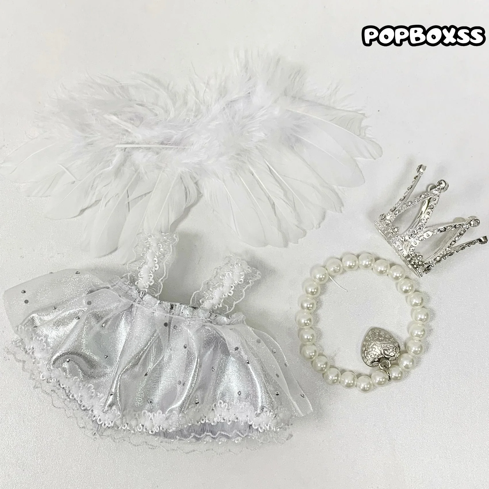 skullpanda clothes Gold and Silver Princess Set - POPBOXSS