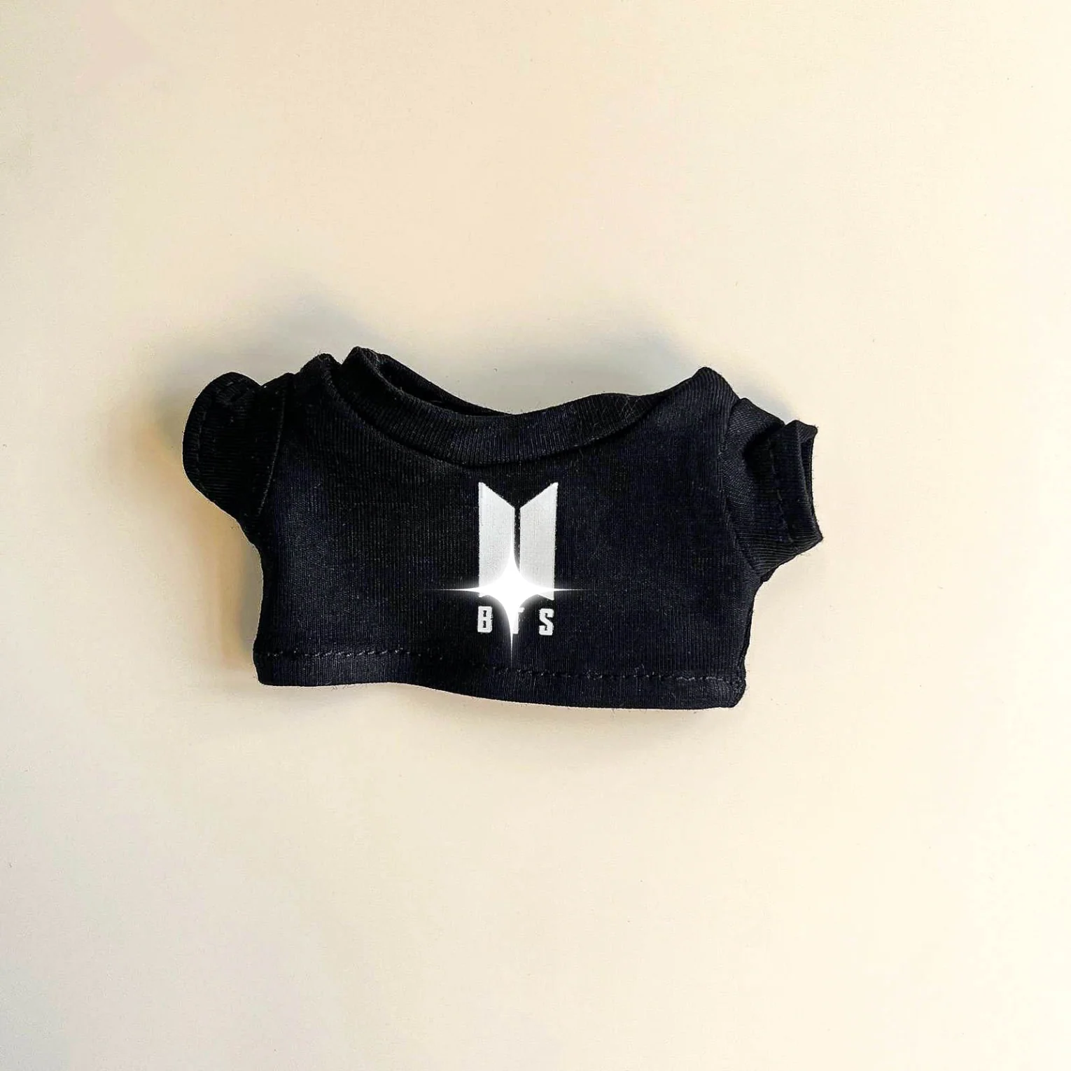 Labubu Bullet Proof Idol Tee Outfit (White Logo) — With Mini Fan Lightstick (2 Items) - POPBOXSS