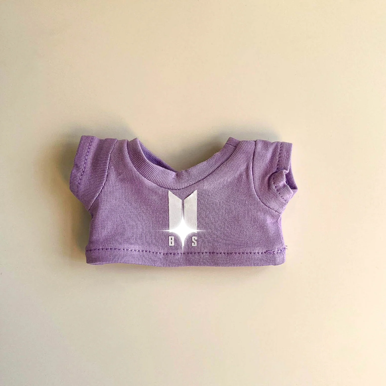 Labubu Bullet Proof Idol Tee Outfit (White Logo) — With Mini Fan Lightstick (2 Items) - POPBOXSS