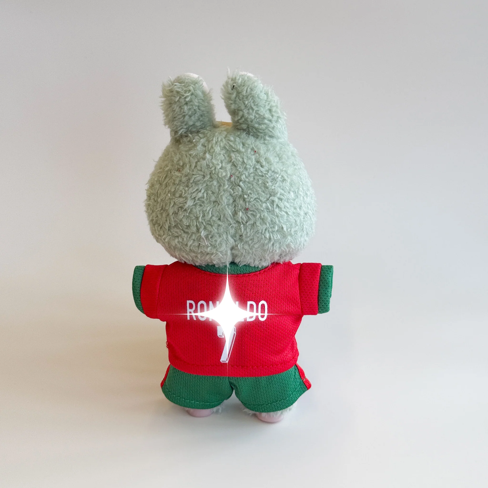 Labubu Soccer Jersey Outfit – Portugal #7 Edition - POPBOXSS