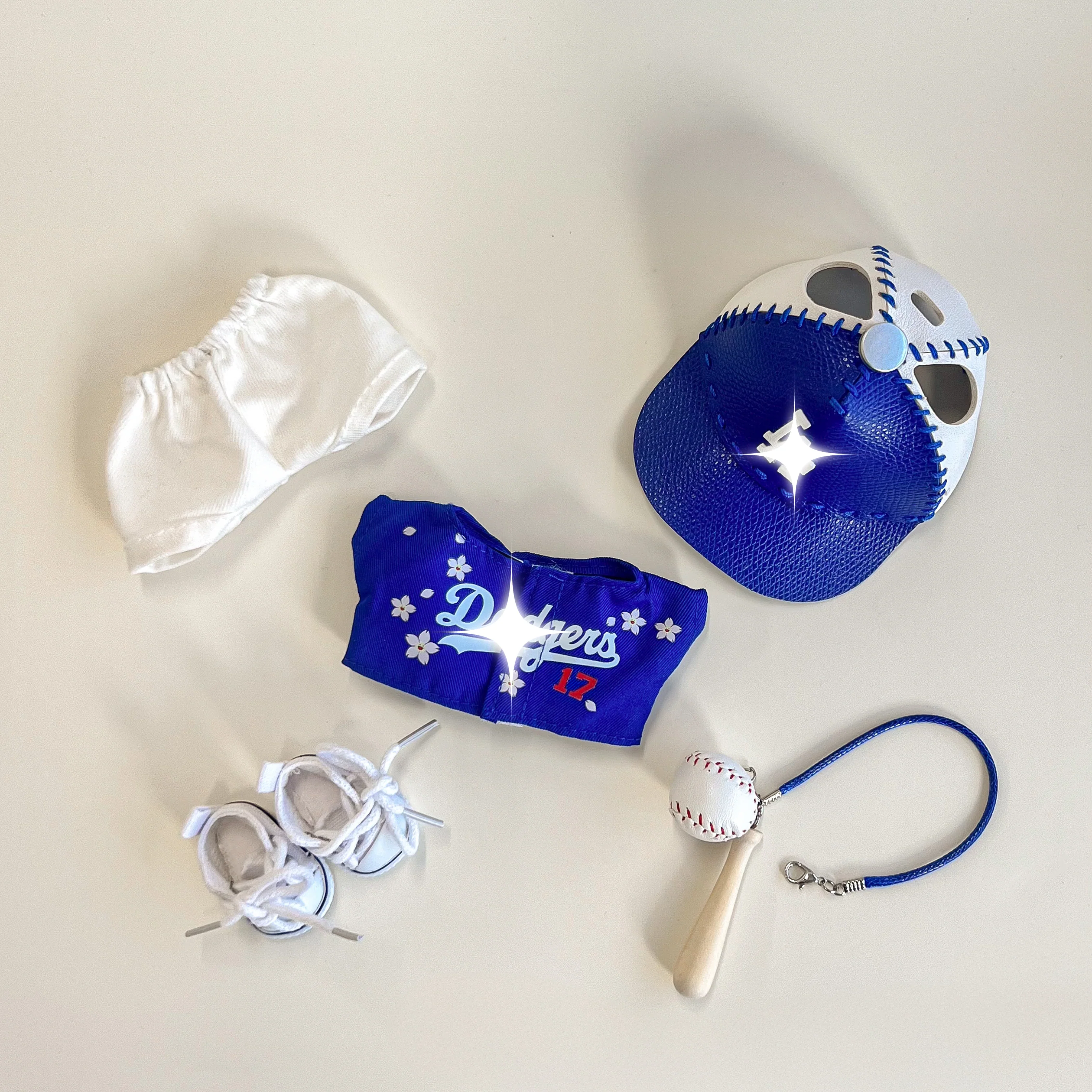 Labubu Baseball Outfit Set – Tokyo Edition - POPBOXSS