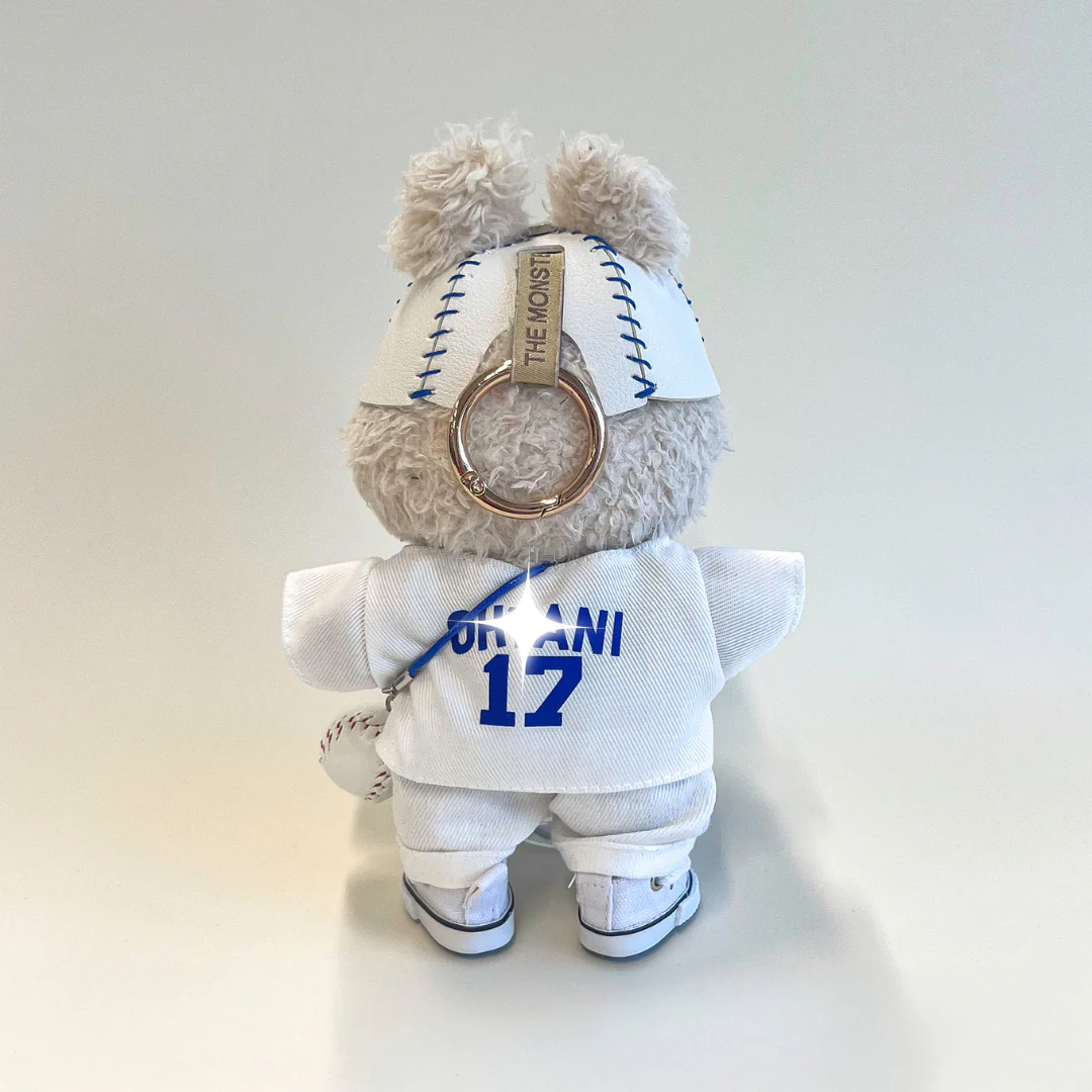 Labubu Baseball Outfit Set – White Sports Edition - POPBOXSS