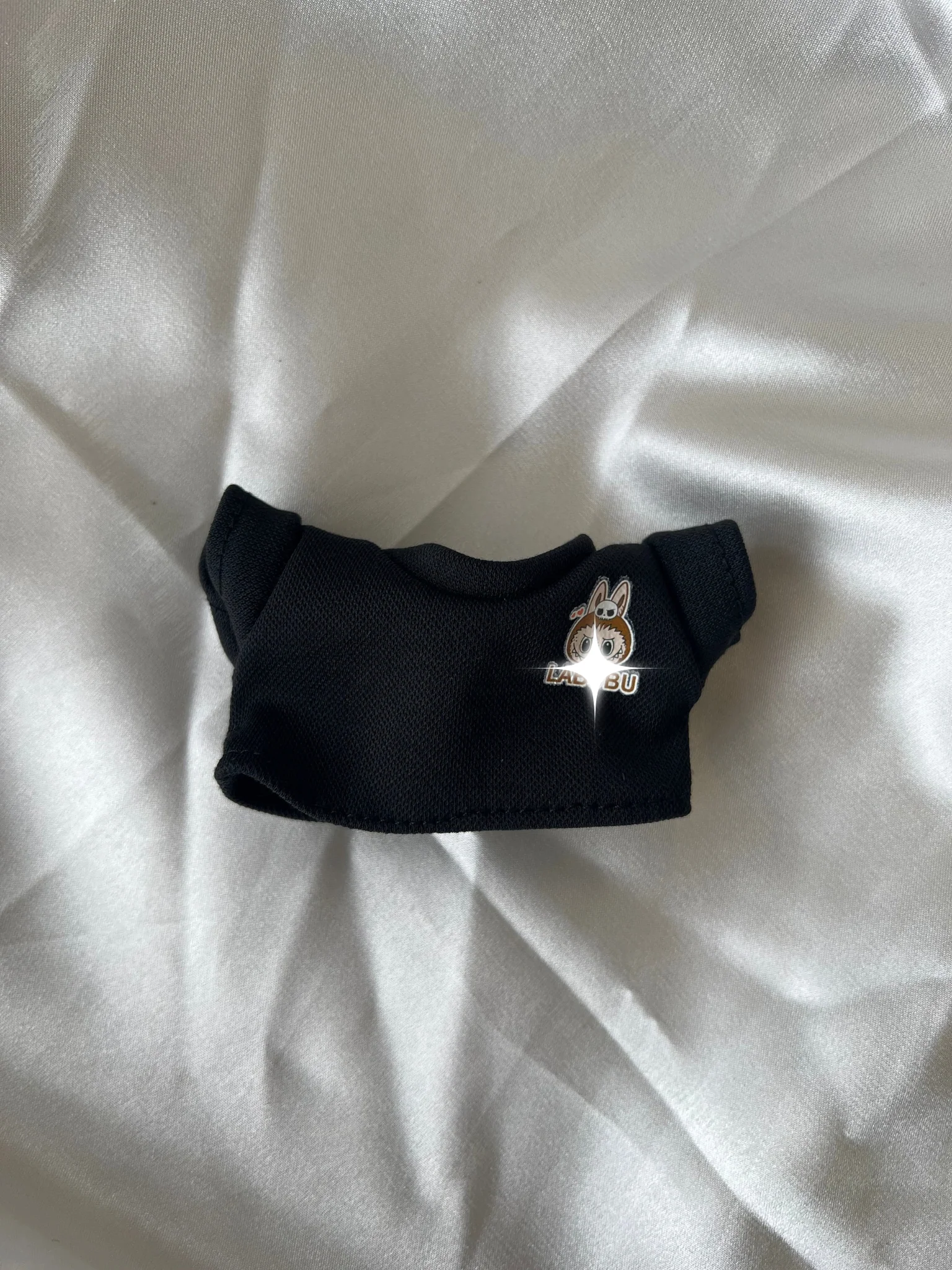 Labubu Streetwear Fashion Set - Black Designer Beanie & Denim Outfit - POPBOXSS