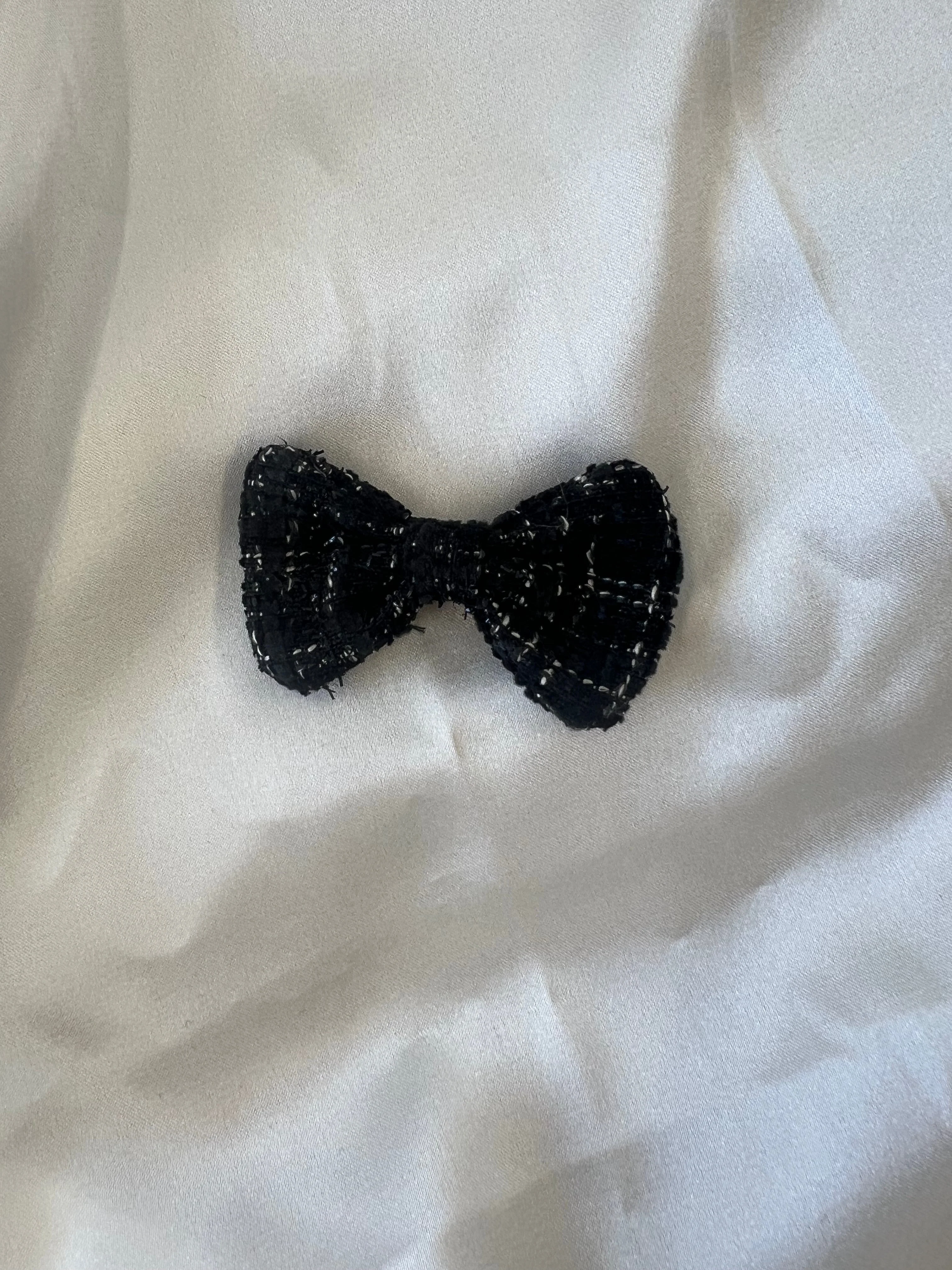 Labubu Premium Black Tweed Dress Set with Bow - POPBOXSS