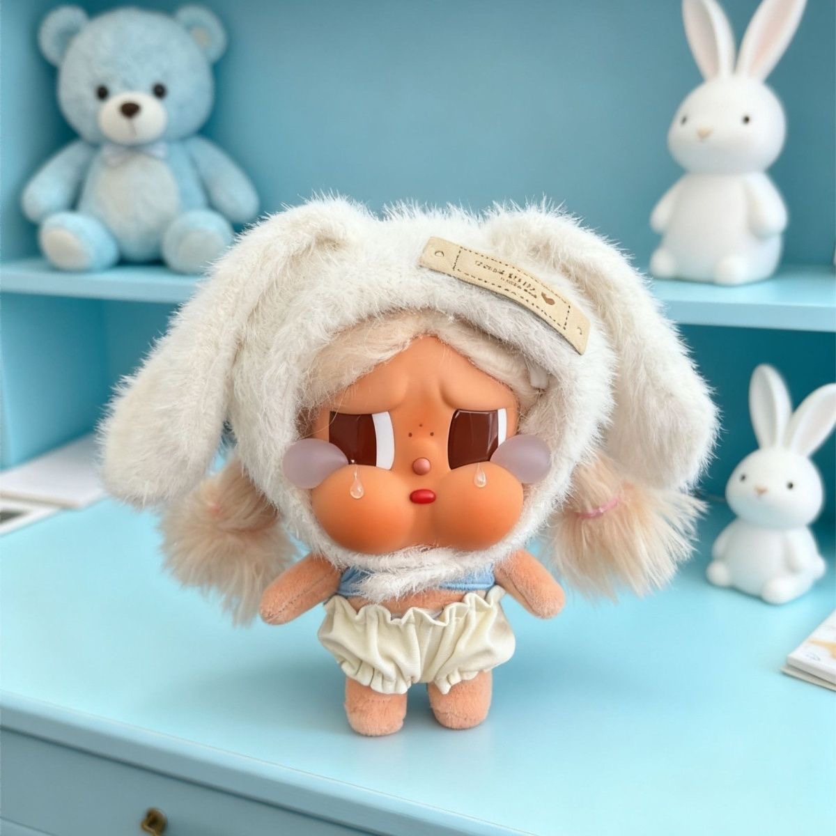 Crybaby Clothes Rabbit plush headgear（No doll） - POPBOXSS