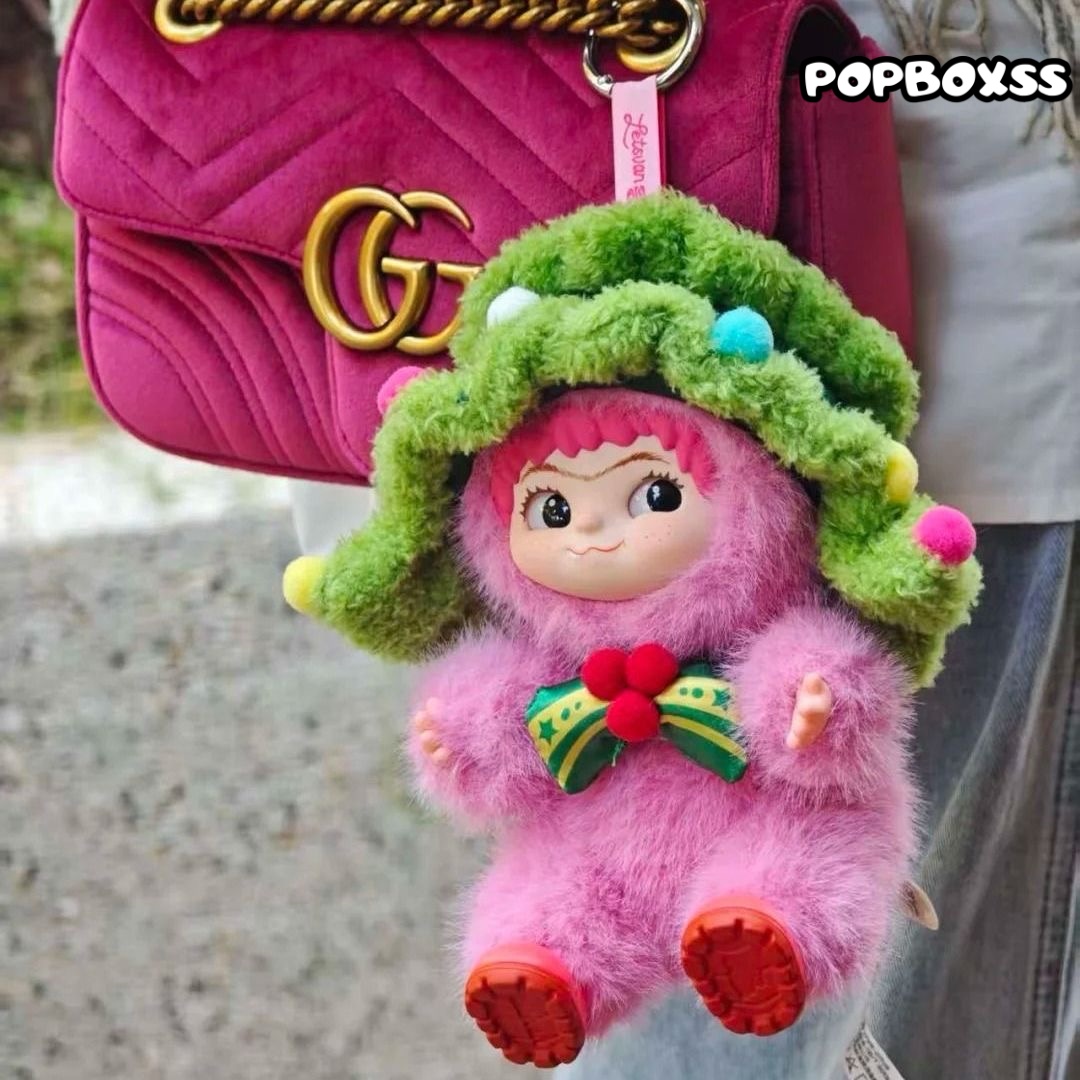 WAKUKU Santa Cutie in Pink Series Vinyl Plush Limited Figure - POPBOXSS