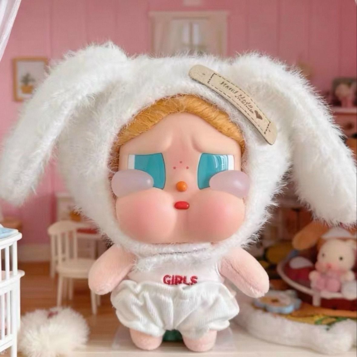 Crybaby Clothes Rabbit plush headgear（No doll） - POPBOXSS