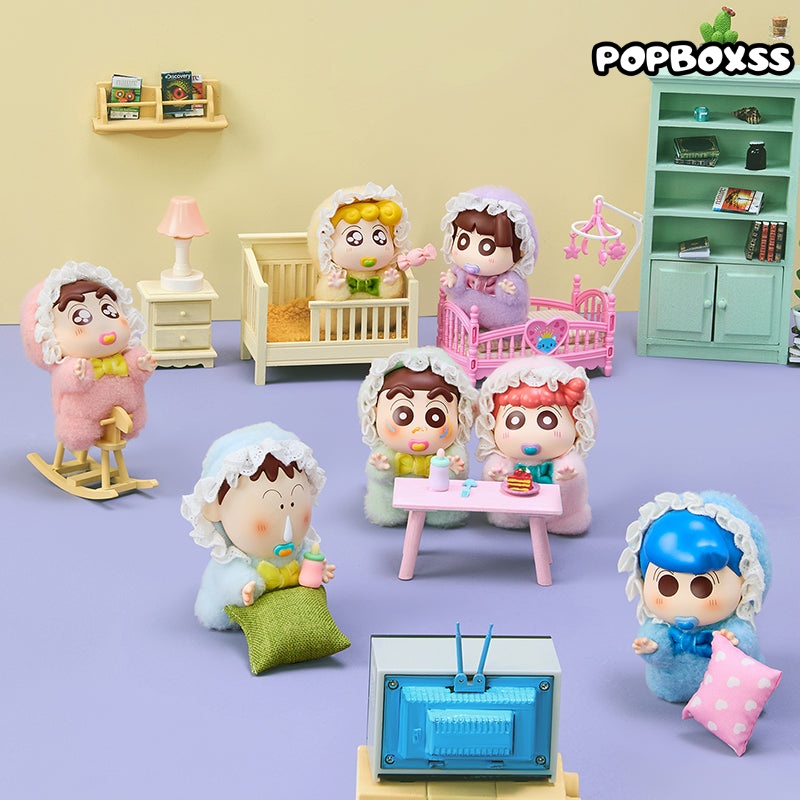 Crayon Shinchan Baby Series Soft Vinyl Plush Blind Box - POPBOXSS