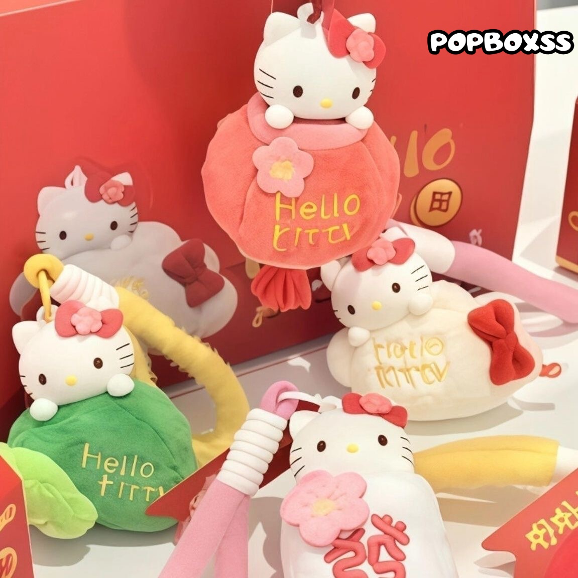 Hello KT New Year Series Plush Pendant Dolls Blind Box - POPBOXSS