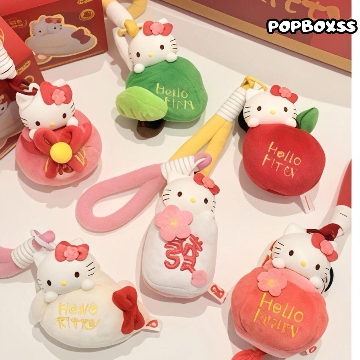 Hello KT New Year Series Plush Pendant Dolls Blind Box - POPBOXSS