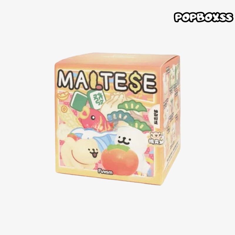 Maltese Lucky Paws Series Blind Box Figures - POPBOXSS
