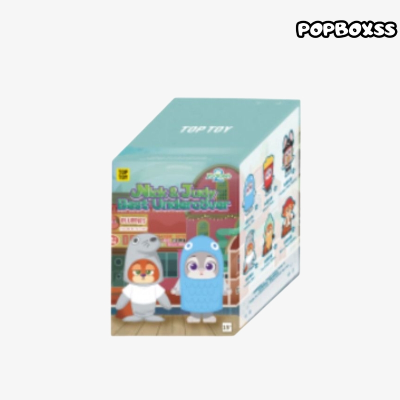 ZOOTOPIA 2 NICK and JUDY Best Undercover Keychain Plush Series Figure Blind Box - POPBOXSS