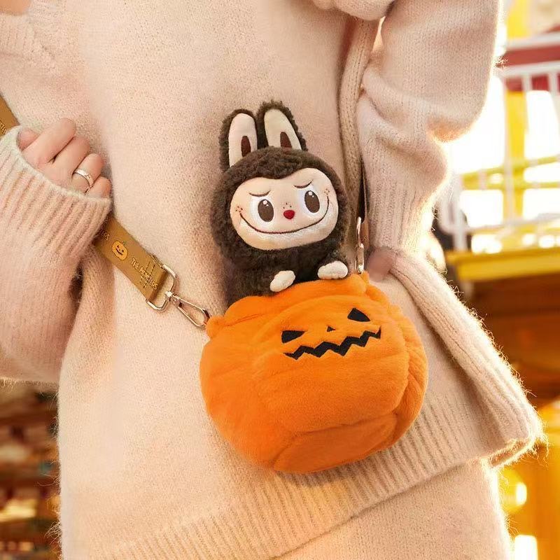 POPMART The Monster labubu pumpkin bag Halloween - POPBOXSS