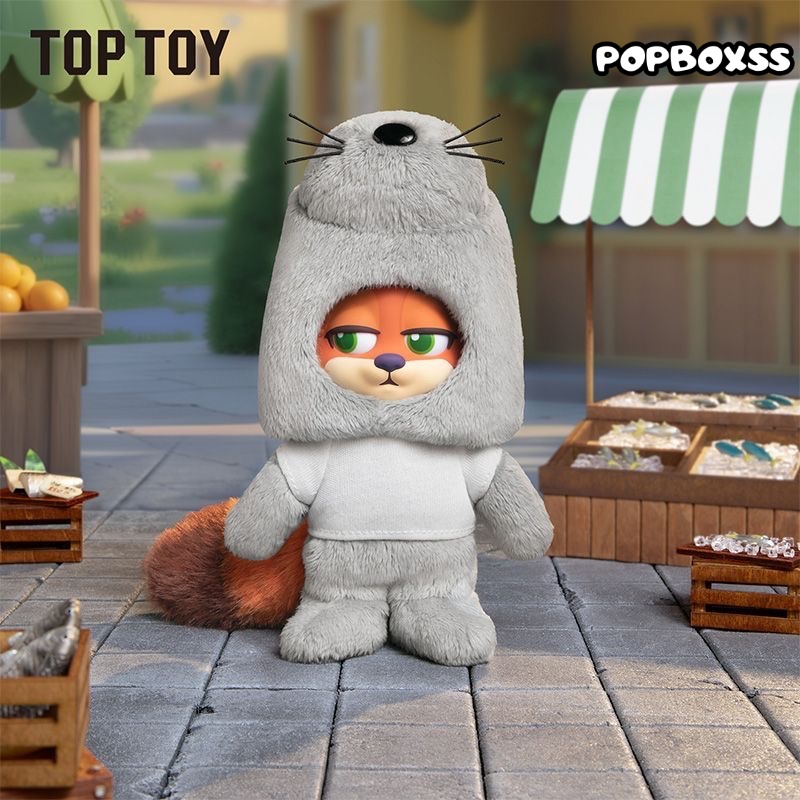 ZOOTOPIA 2 NICK and JUDY Best Undercover Keychain Plush Series Figure Blind Box - POPBOXSS