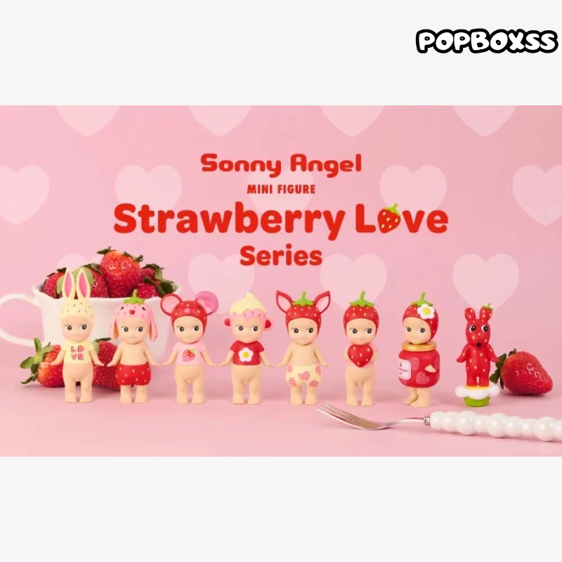 Sonny Angel Strawberry Love Series Mini Figure Blind Box - POPBOXSS
