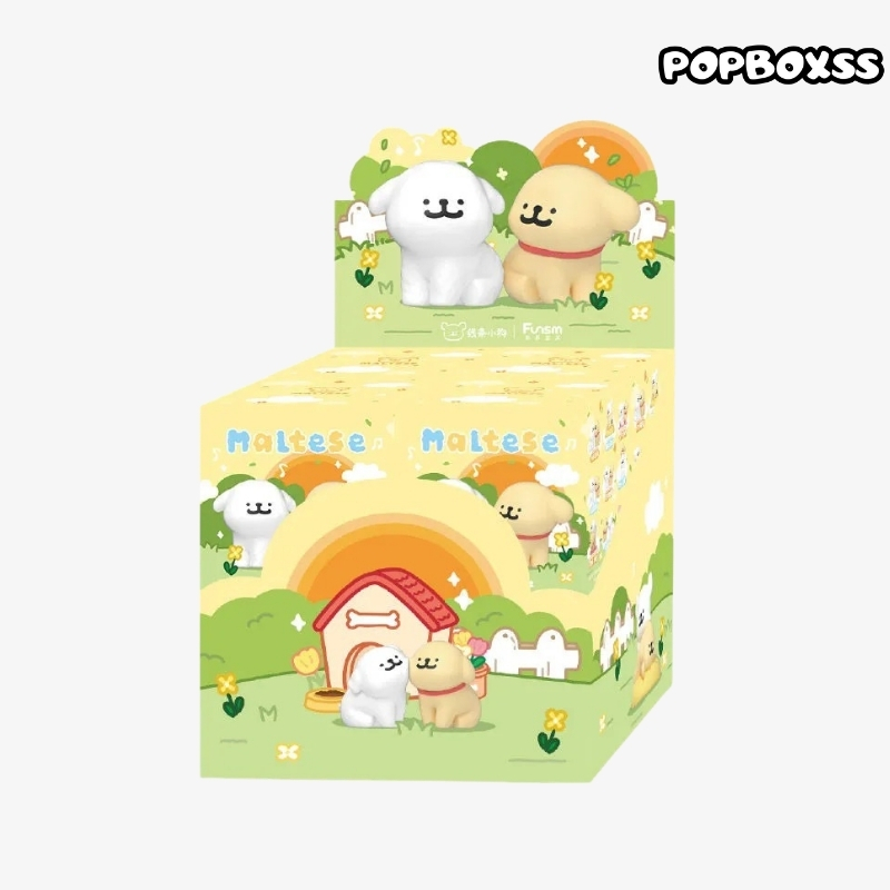 Maltese Happy Snuggling Series Figure Blind Box - POPBOXSS