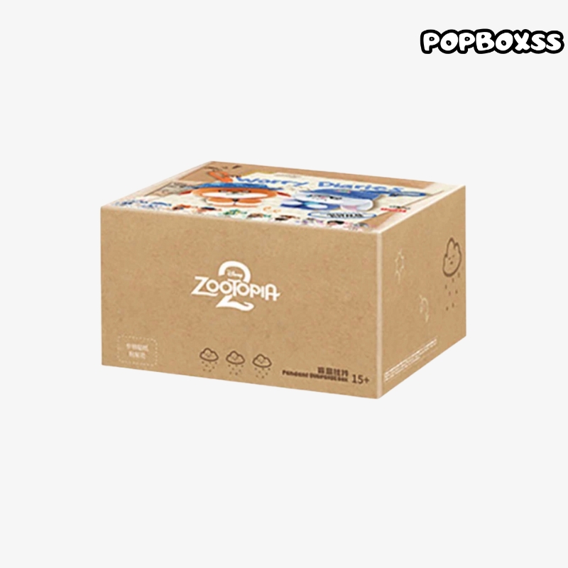 MINISO Zootopia 2 Worry Diaries Series Plush Pendant Blind Box - POPBOXSS