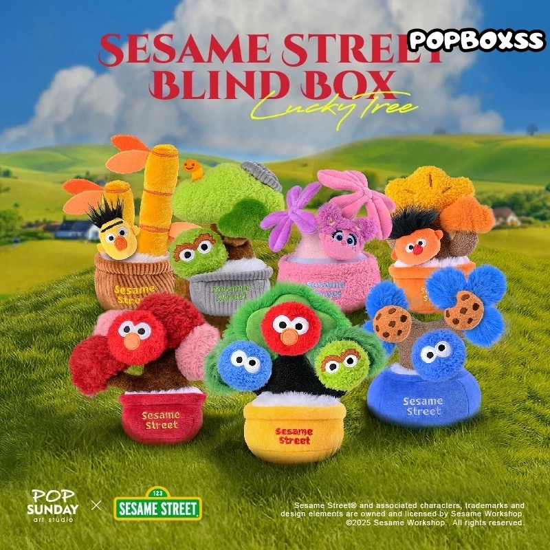 SESAME STREET Lucky Tree Series Plush Blind Box - POPBOXSS