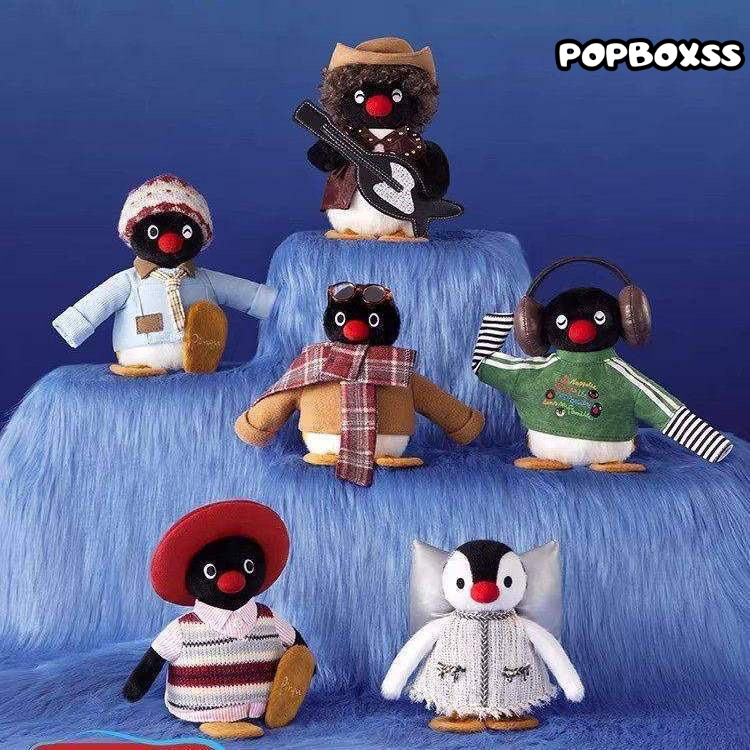 Pingu 45th Anniversary VINTAGE OOTD Series Plush Blind Box - POPBOXSS