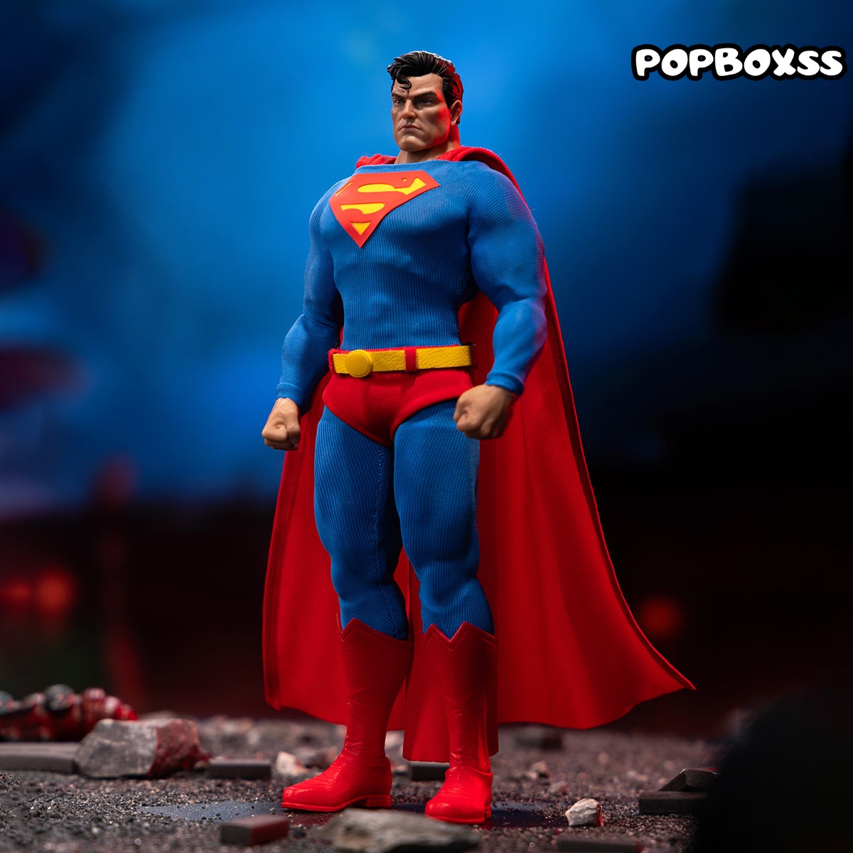 DC Batman Hush Superman 1/12 Collectible Action Figure - POPBOXSS