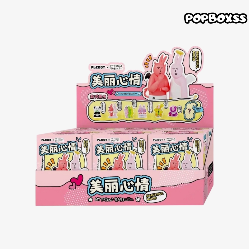 PLZDOT My Friend Rabbit Beautiful Mood Series Figure Blind Box - POPBOXSS