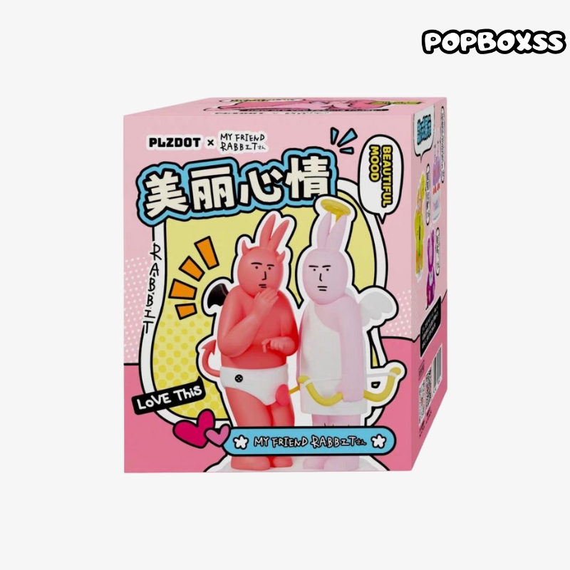 PLZDOT My Friend Rabbit Beautiful Mood Series Figure Blind Box - POPBOXSS